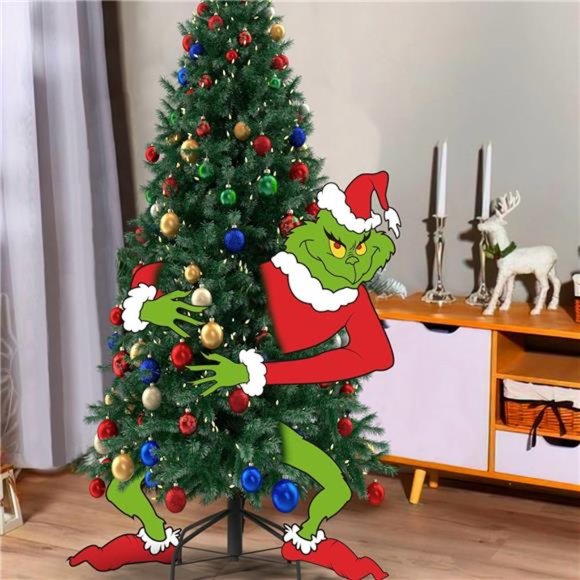 Funny Christmas Decorations for Tree  |  4pcs Xmas Tree Topper Christmas - Picture 4 of 7